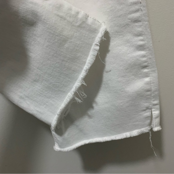 Democracy ab-solution fringe leg size 12 white jeans - Picture 12 of 13